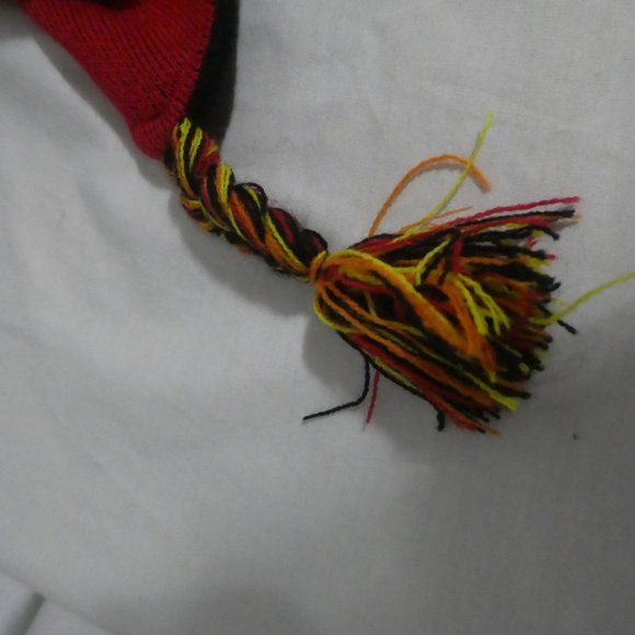 GEORGE | one size | Fun Winter Hat With Flame Design and Mohawk | NWOT - Picture 8 of 11